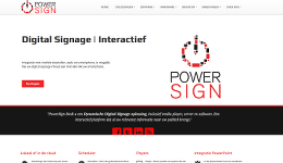 PowerSign Digital Signage Website